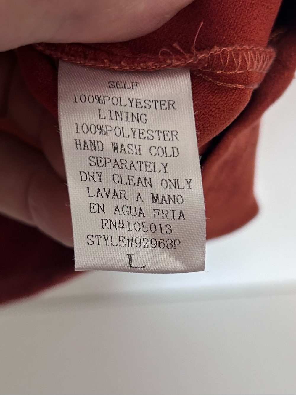 Altar'd State | Rust Suede Mini Dress | Size Large - Picture 3 of 5